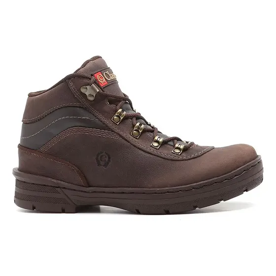 Bota Tenis Country Masculina Power Line Couro Marrom