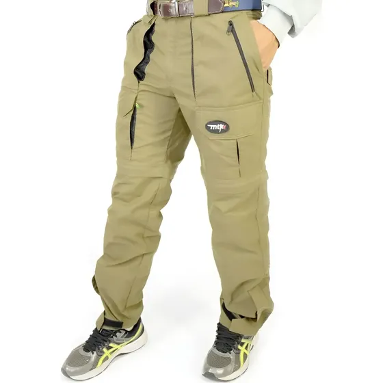 Calça Bermuda De Pesca Mtk Amazon (caqui)