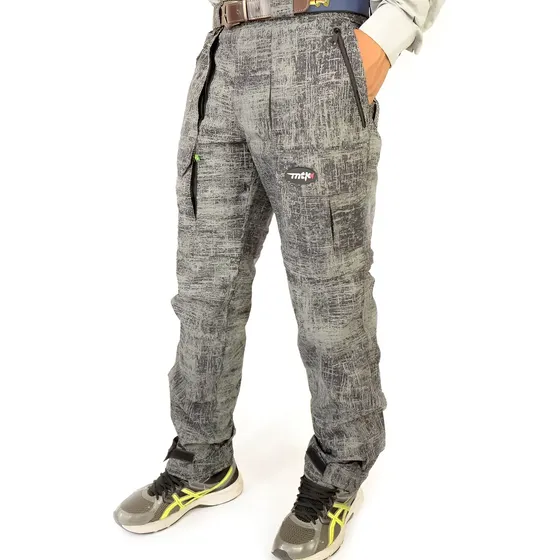 Calça Bermuda De Pesca Mtk Amazon (rajado Cinza)