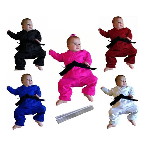 Kimono Bebe 0, 1, 2 Anos Karate/judo/jiujitsu + Chaveiro