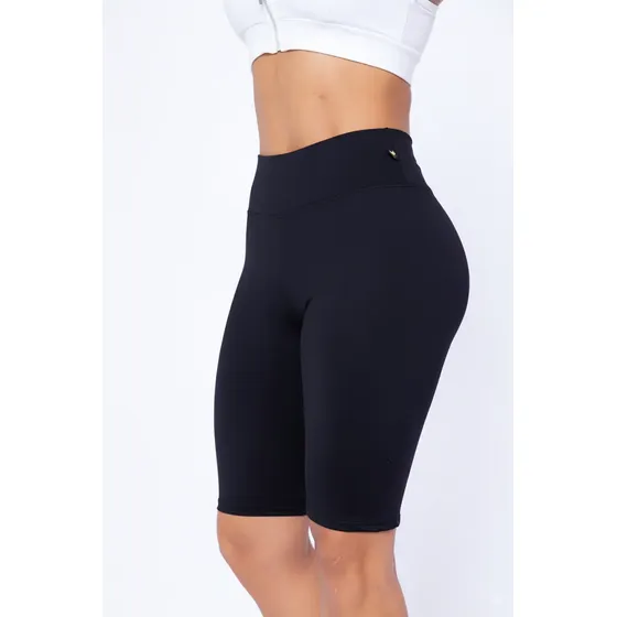 Bermuda Feminina Wolfox Suplex Básico Moda Fitness Treino