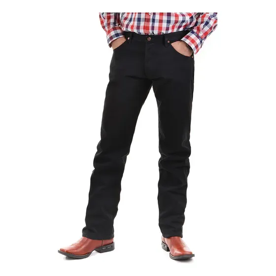 Calca Masculina Wrangler Cowboy Cut Brim Preto 13mwzwk36pr