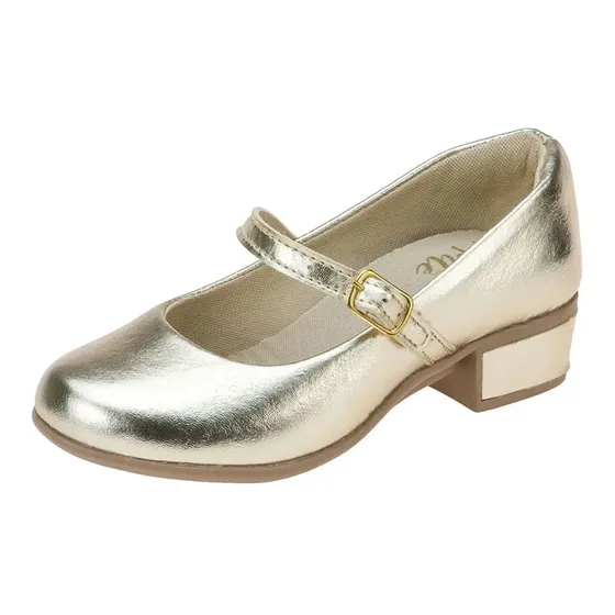 Sapatilha Feminina Infantil Salto Saltinho Menina Sapato Boneca Verniz Festa Escolar Casual Batizado Promoção Verniz