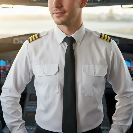 Camisa Piloto Manga Longa