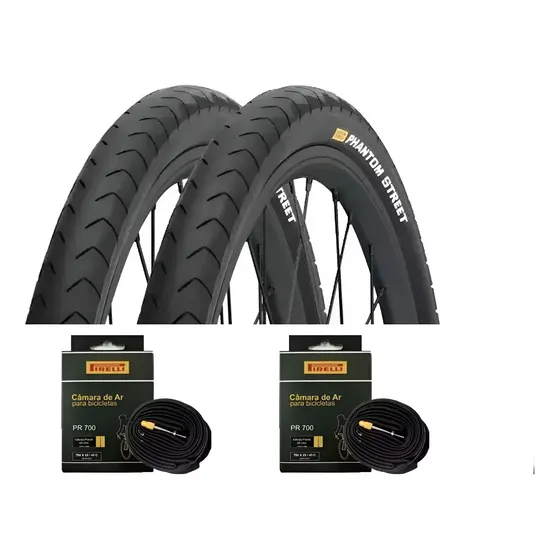 Par Pneu Bike 700x32 Pirelli Phantom Serve Aro 29 + 2 Camara