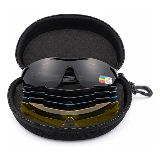Oculos Rockbros Para Ciclista Bike Ciclismo Corrida Pesca Esporte Ao Ar Livre Kit 5 Lentes Polarizada Material Levissimo