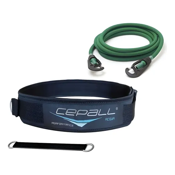 Nado Resistido Cepall (3m) Light Medium Ou Power Extensor Elástico De Resistência Para Natação