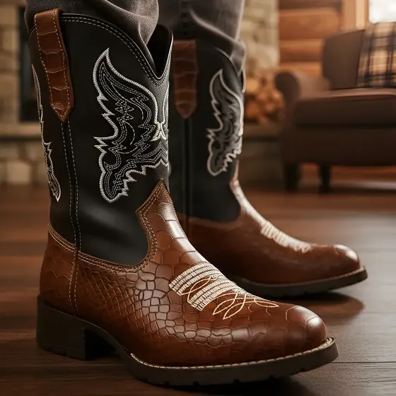 Bota Texana Masculina Infantil Adulto Country Americana