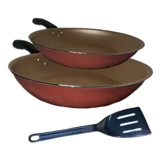 Kit Frigideiras 2 Peças Tamanho 26cm E 22cm Antiaderente