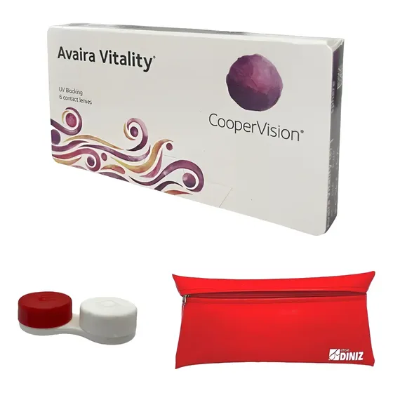 Lentes De Contato Avaira Vitality Coopervision - Com Grau