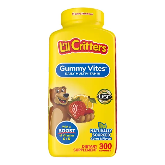 Multivitamínico Lil Critters Gummy Vites 300 Gomas Importada
