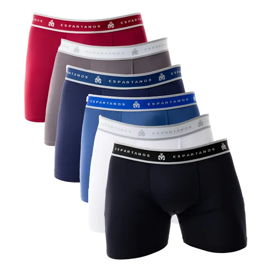 Kit Com 5 Cuecas Boxer Masculina Microfibra Original