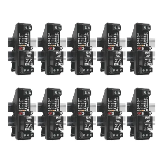 Relé Acoplador Interface 5, 12, 24, 48, 127 E 220v ( 10pc )