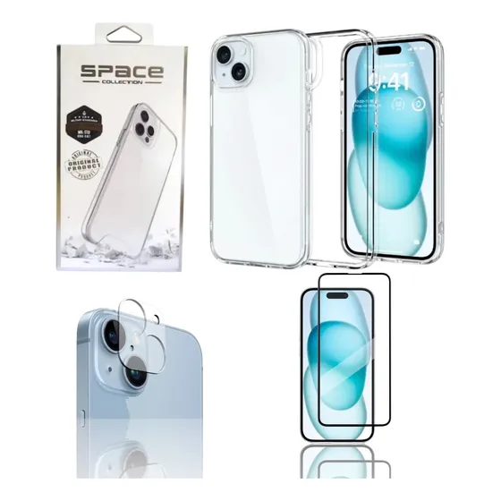 Capinha Para iPhone 11 12 13 Ultra Fina Top + Pelicula 3d
