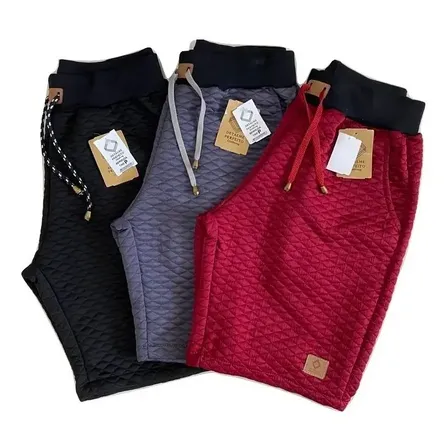 Kit 5 Bermuda Short Moletom Metalassê Casual Revenda