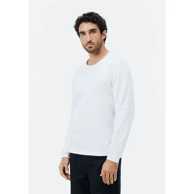 Camiseta Básica Masculina Slim Manga Longa Hering