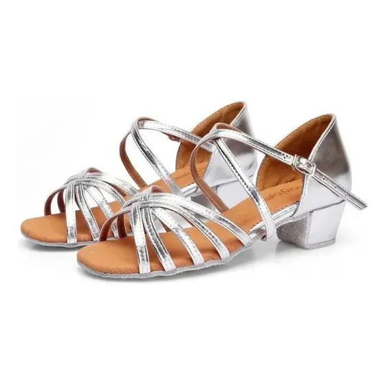 Sandálias Femininas Sapatos Dançando Rumba Valsa Prom Salão