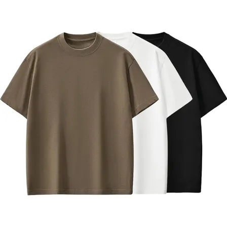 Kit 3 Camisetas Oversized Masculina Basic Streetwear