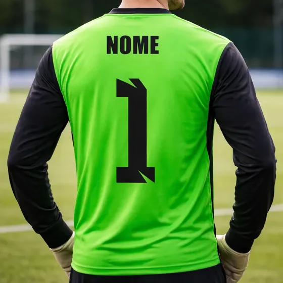 Camisa Goleiro Com Nome Futebol/handebal/esportes/lazer