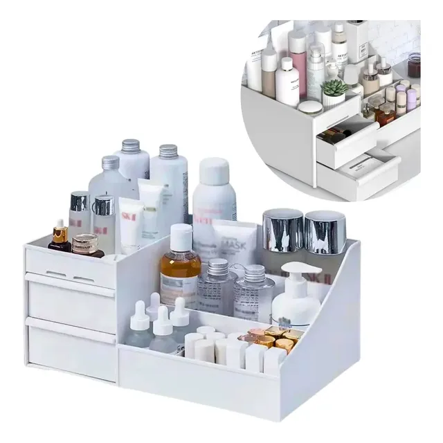 Organizador Maquiagem Cosméticos Mesa Porta Treco Multiuso
