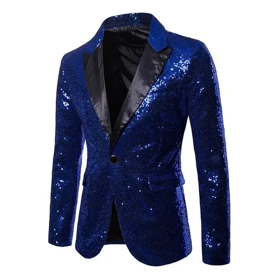 Blazer Brilhant Masculino Banquete Festa Casamento Bar Boate