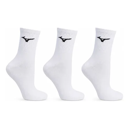 Kit 3 Pares Meia Esportiva Mizuno Cano Médio Original