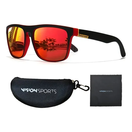 Óculos Polarizado Pesca Ciclismo Vision Sports 9015 Uv400