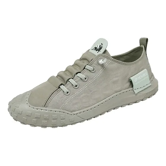 Sapatos Planos Masculinos Guarda-chuva Pano Baotou Gelo Seda