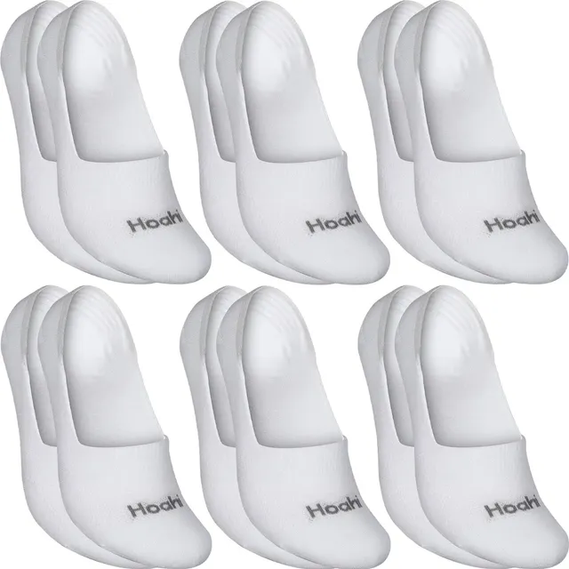 Kit 6 Pares Meias Hoahi Sapatilha 100% Invisível C/ Silicone