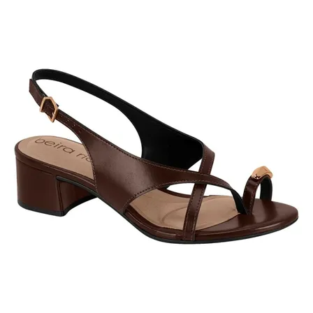 Sapato Feminino Salto Baixo Grosso Confortável Original Moda