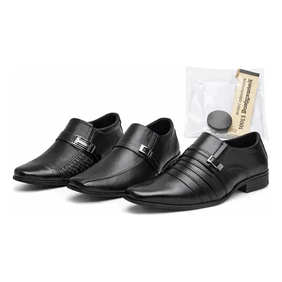 Kit 3 Pares Sapato Social Masculino * Promoção * Class 1