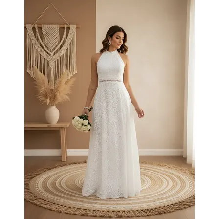 Vestido Noiva Premium Off White Casamento Civil Social Top