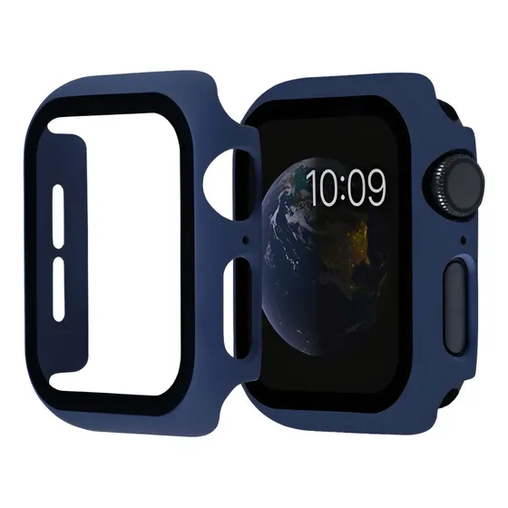 Capa Bumper Vidro Temperado Apple Watch 38/40/41/42/44/45/49