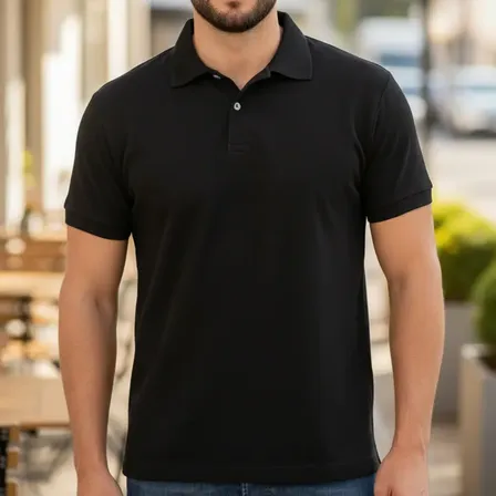 Camiseta Camisa Polo Básica Lisa Masculino Estilo Exclusiva