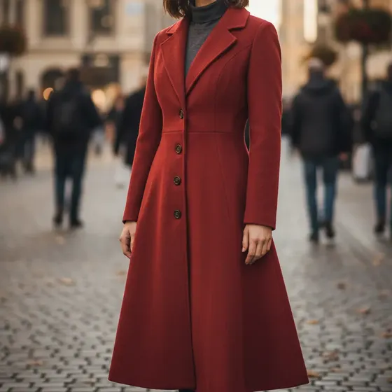 Sobretudo Feminino C/ Botões Casaco De Frio Grosso Inverno