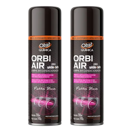 Kit C/ 2 Limpa Ar Condicionado Carro Higienizador Ar Spray