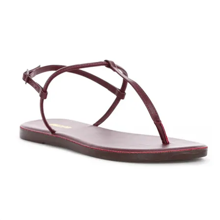 Sandália Rasteira Anacapri Slim Casual Elegante - Feminino
