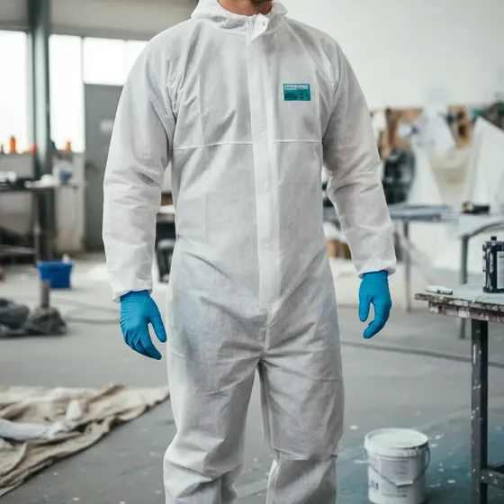 Kit 10 Macacões Descartáveis Pintura Produtos Químicos Epi