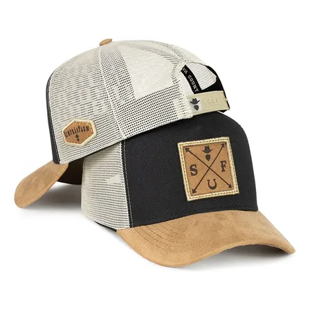 Boné Trucker Original Aba Curvada De Camurça Agro Country