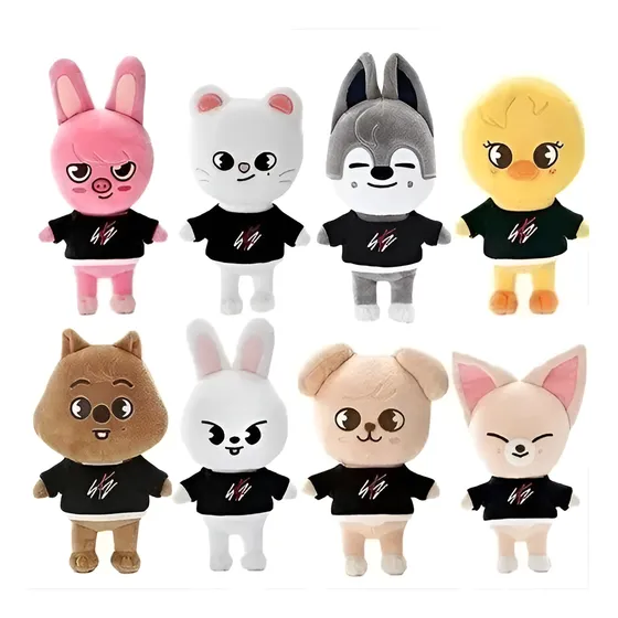 Brinquedo De Pelúcia Street Kids Skzoo Stray Kids De 8 Peças