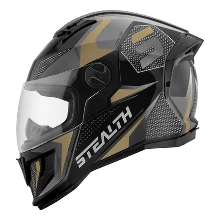 Capacete Moto Integral Protork Stealth Concept Personalizado