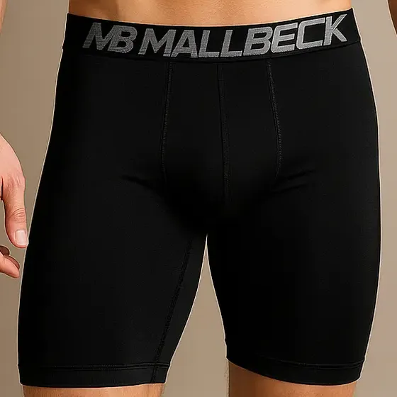 Kit 10 Cueca Box Boxer Ciclista Long Leg Malbeck Microfibra