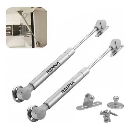 Kit 2 Pistão P/ Porta De Armário Abre P/ Cima Gás 60n A 120n