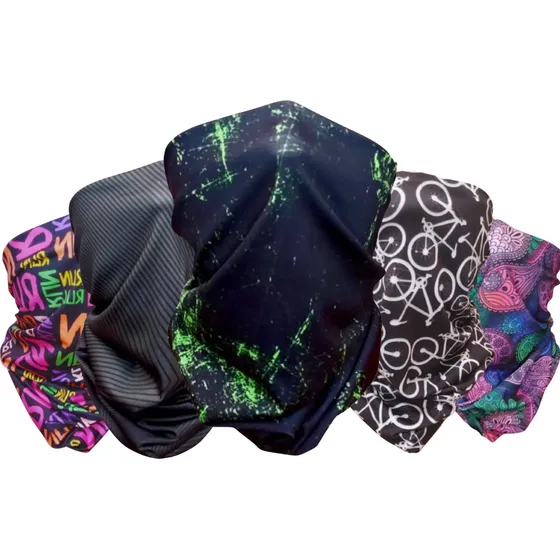 Kit 2 Bandana Balaclava Touca Ciclismo Bike Corrida Uv+