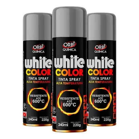 Kit 3 Spray Orbi Alta Temperatura 600ºc Uso Automotivo