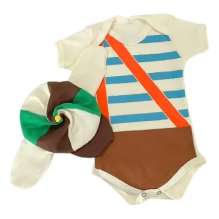 Roupa Para Bebê Menino Tematica Com Boina Tapa Orelhinha