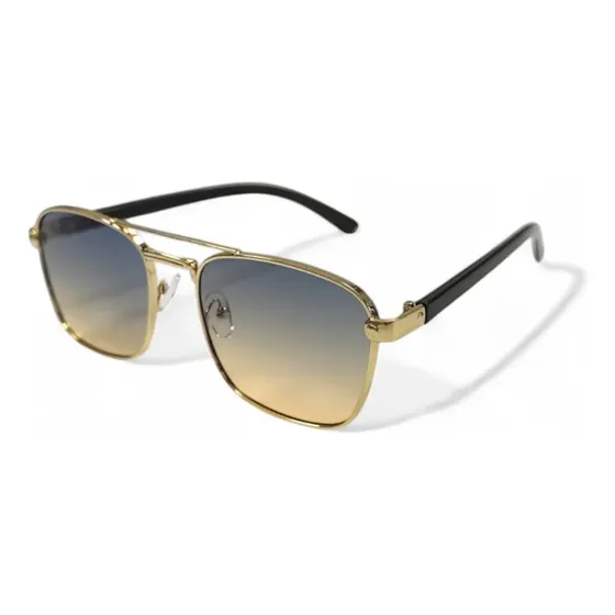 Óculos Sol Premium Polarizado Solar Quadrado Unissex Retro