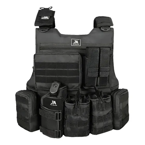Colete Modular Ja3 + 10 Acessórios Tático 3a Ja Rio Militar