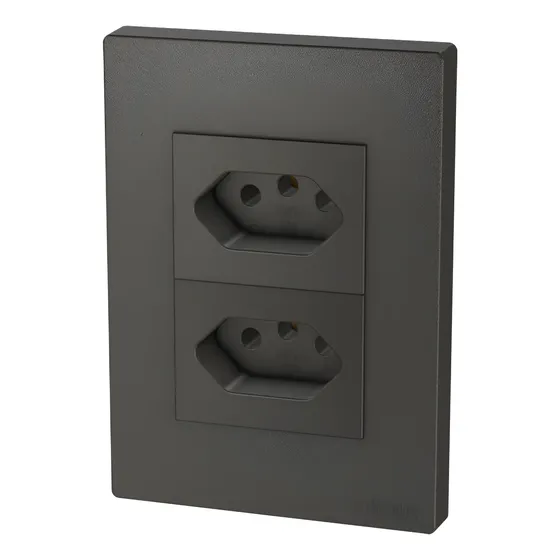 Tomada Dupla 10a 20a Universal 2p+t Bivolt Entrelux Classic