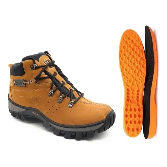 Bota Caterpillar Adventure Em Couro Legitimo Cat